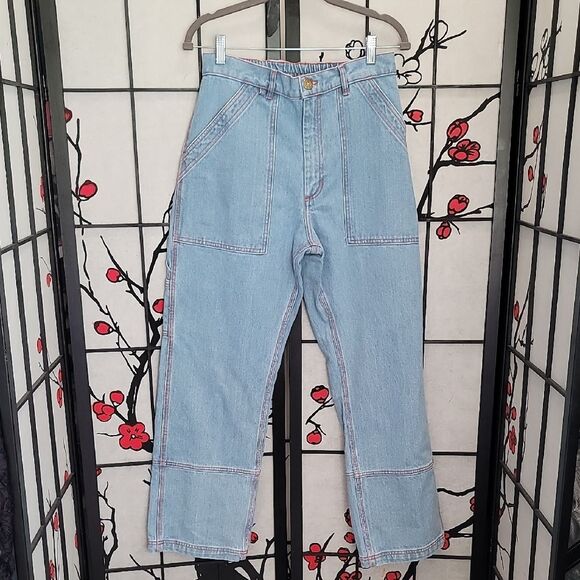 Big Bud Press Light Blue Carpenter Jeans - Picture 1 of 11